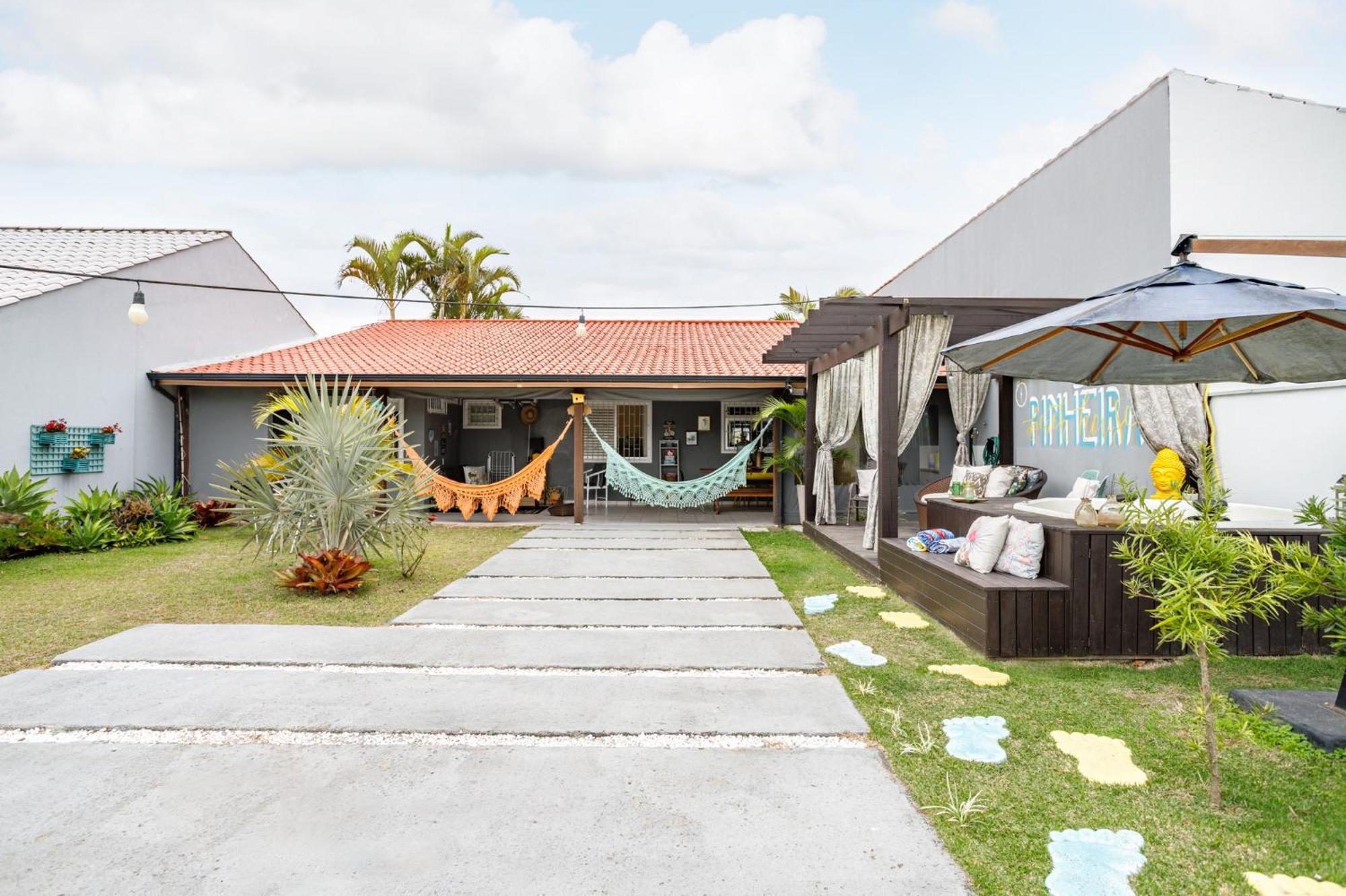 Pinheira Beach House Com Jacuzzi Villa Palhoca Exterior photo